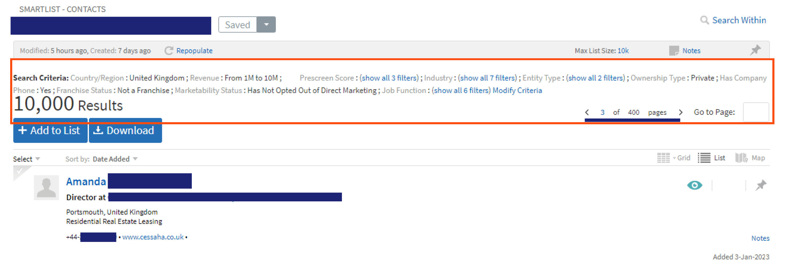 We have access to various filters & verticals as well as accurate data. We can generate a constant flow of leads, on-demand.