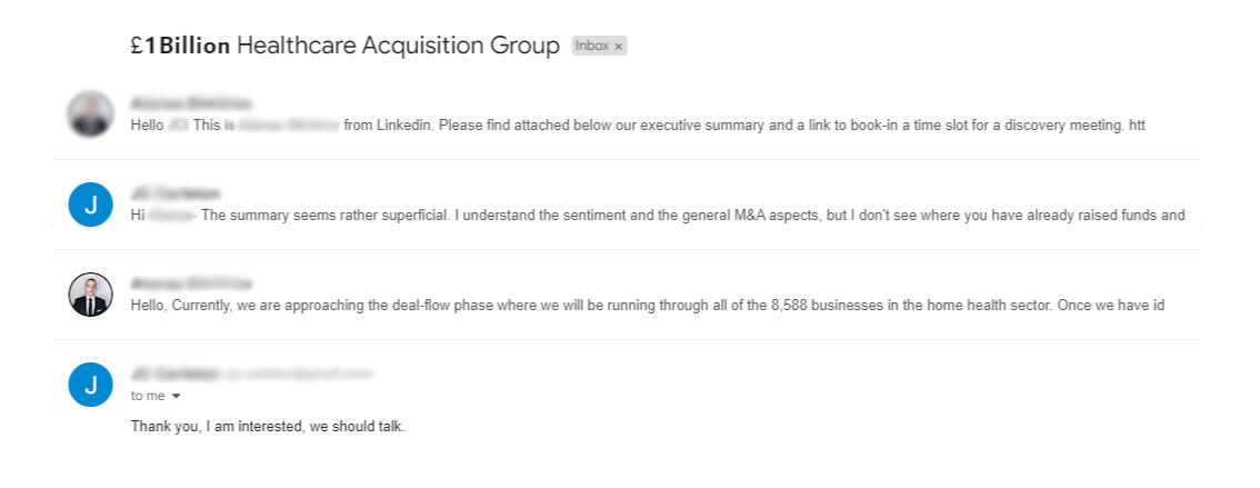 M&A investment group with over $12B in assets.